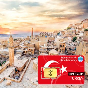 Sim Du Lịch Thổ Nhĩ Kỳ (Turkey) 15 Ngày Tốc Độ Cao